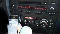 Pairing your iPhone with BMW Professional Radio