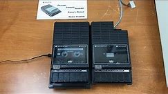 Sanyo M1540A cassette recorder restoration