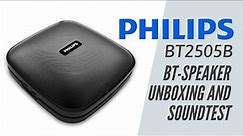 Best Budget Bluetooth Speaker | Philips BT2505B Wireless Portable Speaker Unboxing and Soundtest