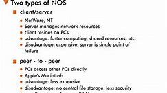 Network Operating Systems - 7 : NOS Types