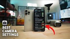 BEST iPhone Camera Settings For Amazing Photos & Videos