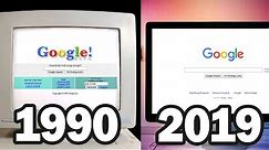 Evolution of Web Design 1990-2019