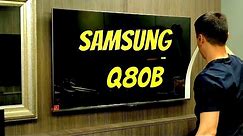 Samsung Q80B QLED 2022 Unboxing, Setup, Wall Mount Test and Review with 4K HDR Demo Videos
