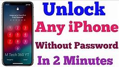 How To Unlock iPhone Without Password | Unlock iPhone Forgot Passcode