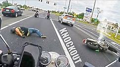 10 Minutes OF EPIC, CRAZY, AWESOME and UNEXPECTED Motorcycle Moments - Ep. 422