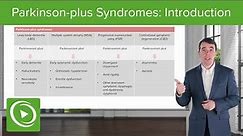 Parkinson-Plus Syndromes: Introduction | Lecturio