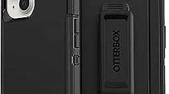 OtterBox iPhone 13 (ONLY) Defender Series Case - BLACK, Rugged & Durable, with Port Protection, Includes Holster Clip Kickstand