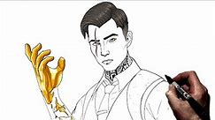 How To Draw Midas | Step By Step | Fortnite