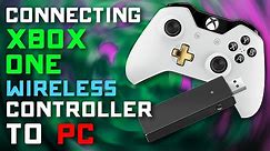 How to CONNECT / SETUP / PAIR Xbox One Wireless Controller Adapter