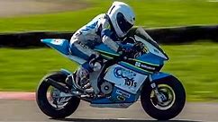 Kids aged 8+ racing motorcycles: Cool FAB British Minibikes Champ 2017: Rd 1, Part 3