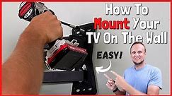 How To Mount a TV On The Wall In Under 6 Minutes!