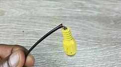 How to repair RCA Cable ends
