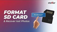 How to Format SD card & Recover Lost Data.
