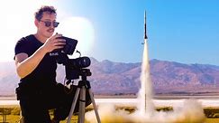 Filming a HPR Rocket Launch