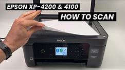 How to Use the Scanner on Epson XP-4200 & 4100 Printer