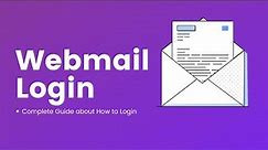 Webmail Login | Complete Guide about How to Login | WMG.