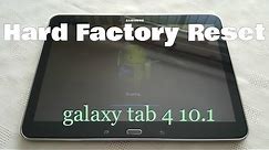 Samsung Galaxy Tab 4 10.1 How to Hard Factory Reset/Wipe