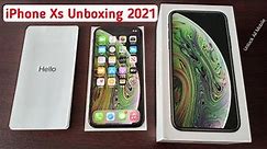 iPhone XS 256GB Unboxing 2021,March | iPhone XS Unboxing Space Grey (iPhone 10s)