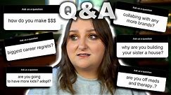 HOW I MAKE $$$ & MY BIGGEST "YOUTUBE" REGRETS.. ANSWERING YOUR QUESTIONS | Q&A