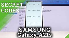 Secret Codes for SAMSUNG Galaxy A21s – Testing Mode / Service Menu