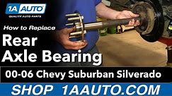 How to Replace Wheel Bearing 99-13 Chevy Silverado 1500 Truck