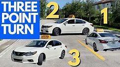 THREE POINT TURN EXPLAINED FOR BEGINNERS