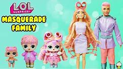 Masquerade Family DIY LOL Family Custom Fun Craft With Barbie and Ken
