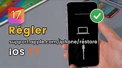 Solution : l’erreur “support.apple.com/iphone/restore” (iOS 17/iPhone 15 Compatible) #iphone bloqué
