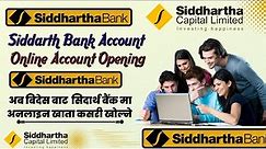 Siddhartha Bank Online Account Opening Siddhartha Bank Account Apening Form
