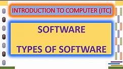 What Is Software? | Types Of Software | Difference Between System Software And Application Software