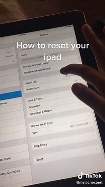 Mytechexpert (@mytechexpert)’s video of how to factory reset ipad
