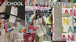 Back to school supplies shopping vlog at target 2023 * freshman year *