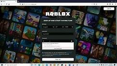 HOW TO SIGN UP ROBLOX