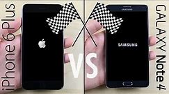 Galaxy Note 4 vs. iPhone 6 Plus Speed Test