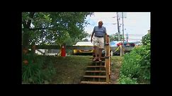 Man builds stairs for fraction of city cost