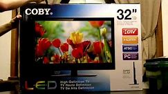 Coby 32" LED Unboxing