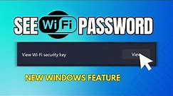 How to show Wifi Password on Windows 10/11