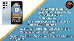 Remove MDM Samsung All Model 2022 | All security | All Android Version | By Griffin-Unlocker