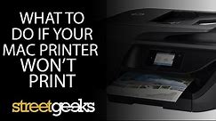 What To Do If Your Mac Printer Won't Print