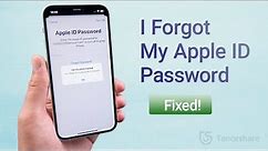 I Forgot My Apple ID Password, Reset It without Email or Phone Number (3 Ways)