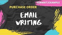 Email Writing | How to write an Email | Format | Example | Exercise | Writing Skills