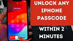 Unlock Any iPhone Passcode Within Two Minutes Without PC Simple Way (How To Unlock iPhone Passcode)