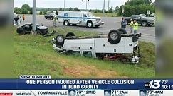 Man injured after vehicle collision in Todd County