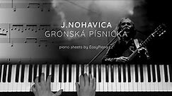 Grónská písnička (J. Nohavica) + noty pro klavír (snadná verze)