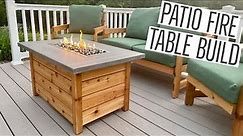 DIY Fire Pit Table Build | Outdoor Furniture