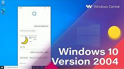 Windows 10 May 2020 Update - Official Release Demo (Version 2004)