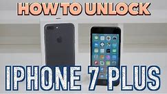 How to Unlock iPhone 7 Plus (+) ANY NETWORK (Sprint, Verizon, AT&T, T-Mobile, Boost Mobile, etc)