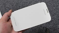 Galaxy Note 2 Flip Cover Case Review - White - EFC-1J9FWEGSTD