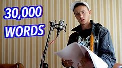 30,000 Word Rap Song! *WORLD RECORD*