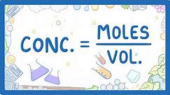 GCSE Chemistry - Moles, Concentration & Volume Calculations #29
